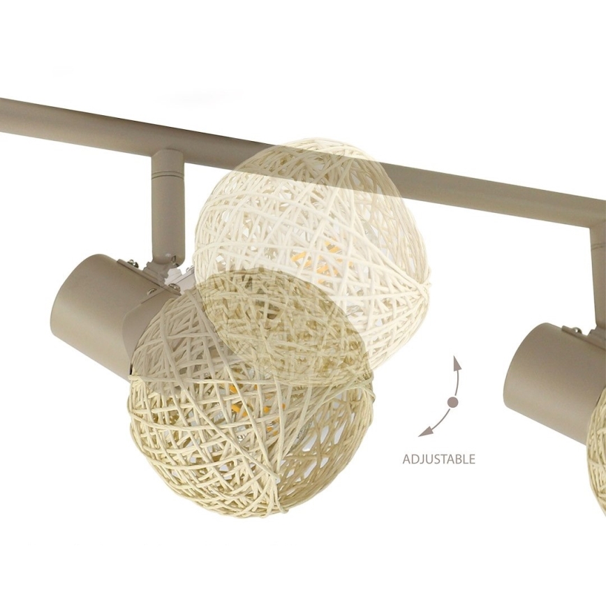 Deckenspot DEX 4xE14/10W/230V beige/creme