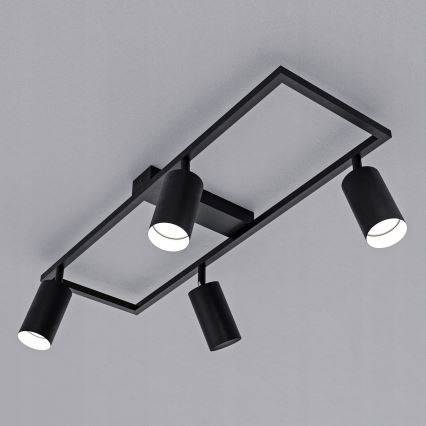 Deckenstrahler 4xGU10/30W/230V schwarz