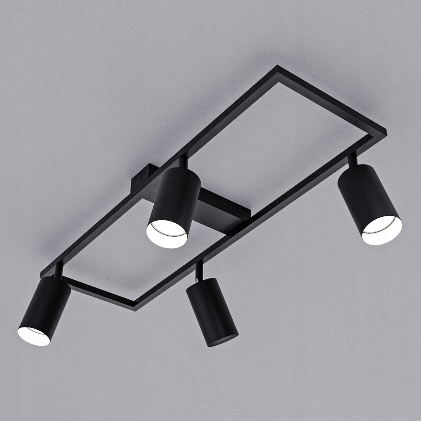 Deckenstrahler 4xGU10/30W/230V schwarz