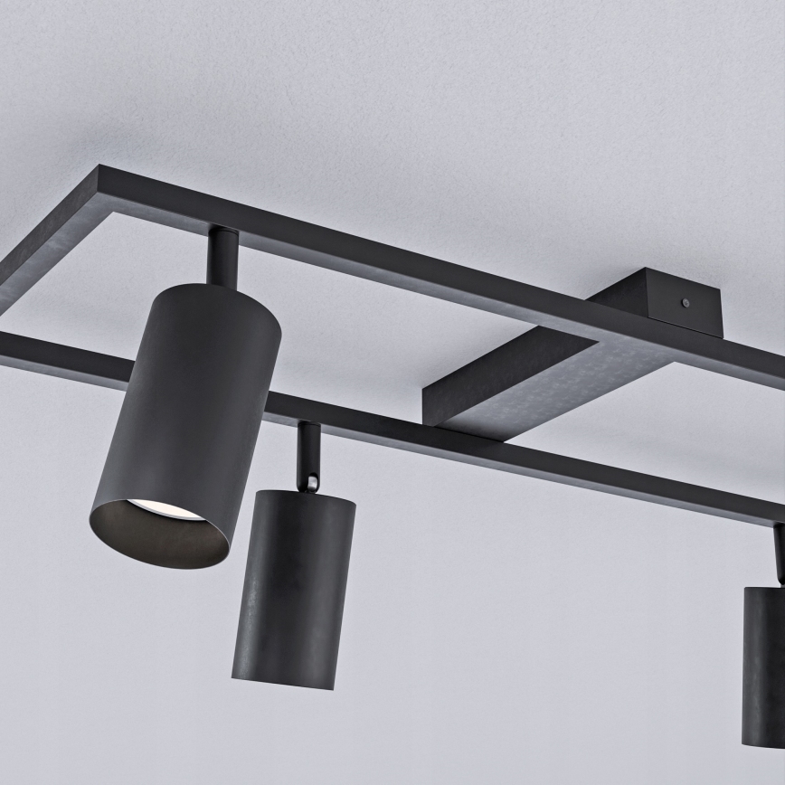 Deckenstrahler 4xGU10/30W/230V schwarz