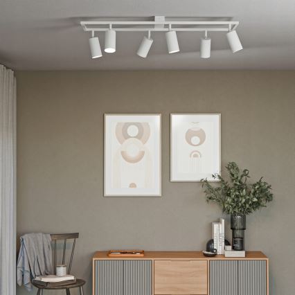 Deckenstrahler 6xGU10/30W/230V weiß