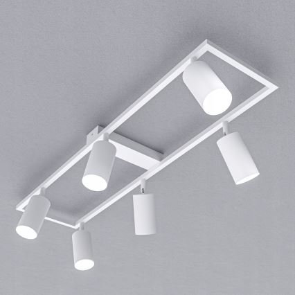 Deckenstrahler 6xGU10/30W/230V weiß