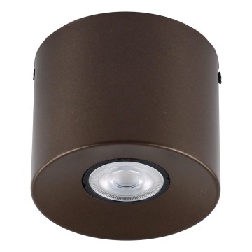 Deckenstrahler ORION 1xGU10/10W/230V 9 cm braun