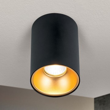 Deckenstrahler STARLIGHT 1xGU10/50W/230V schwarz/gold