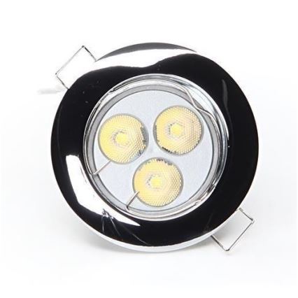 Deko-Light 120018 - Einbauleuchte RUND 1xGU5,3-MR16/35W/12V glänzendes Chrom
