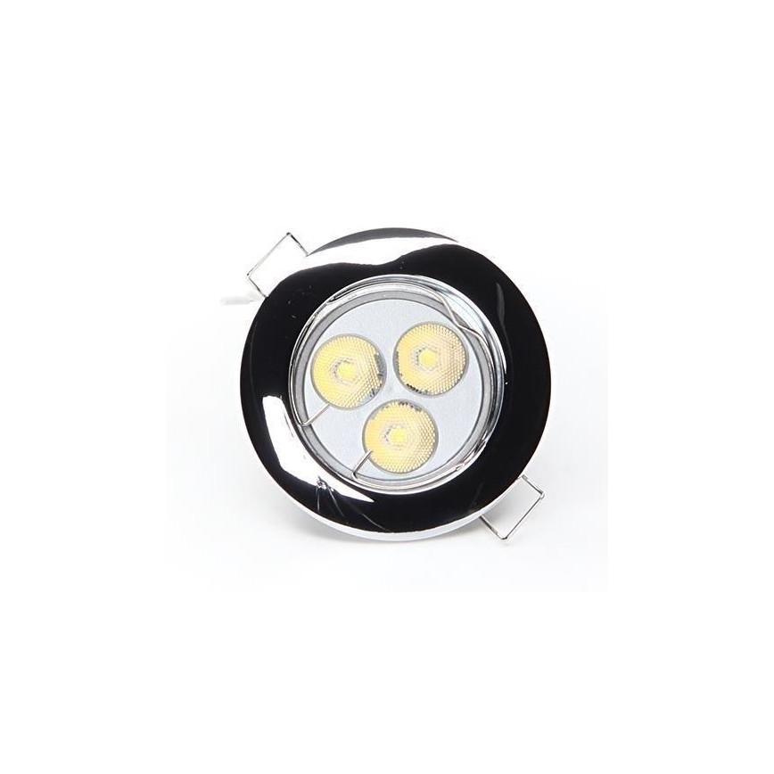 Deko-Light 120018 - Einbauleuchte RUND 1xGU5,3-MR16/35W/12V glänzendes Chrom