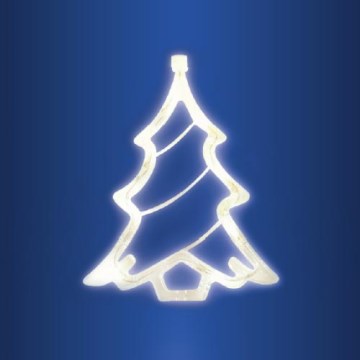 Dekoration ins Fenster 8xLED/3xAA