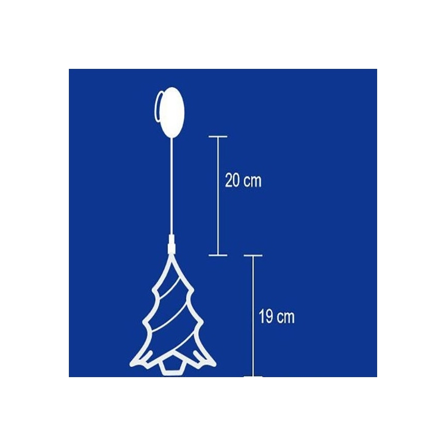 FK technics 5002324 - Dekoration ins Fenster 8xLED/3xAA