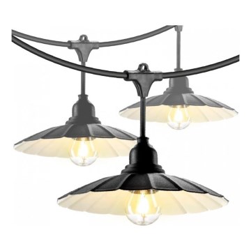 Dekorative Außen-Lichterkette CRETE 20xE27/230V 25m IP44