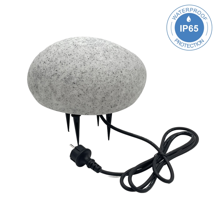 Dekorative Außenleuchte LUMISTONE 1xE27/15W/230V IP65 Ø 26,5 cm