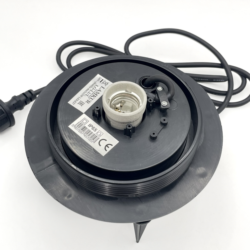 Dekorative Außenleuchte LUMISTONE 1xE27/15W/230V IP65 Ø 38 cm