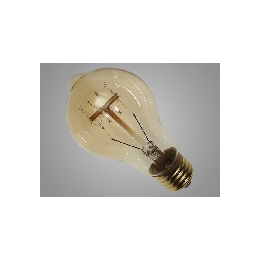 Dekorative, dimmbare Hochleistungs-Glühbirne SCROBB A19 E27/60W/230V 2200K