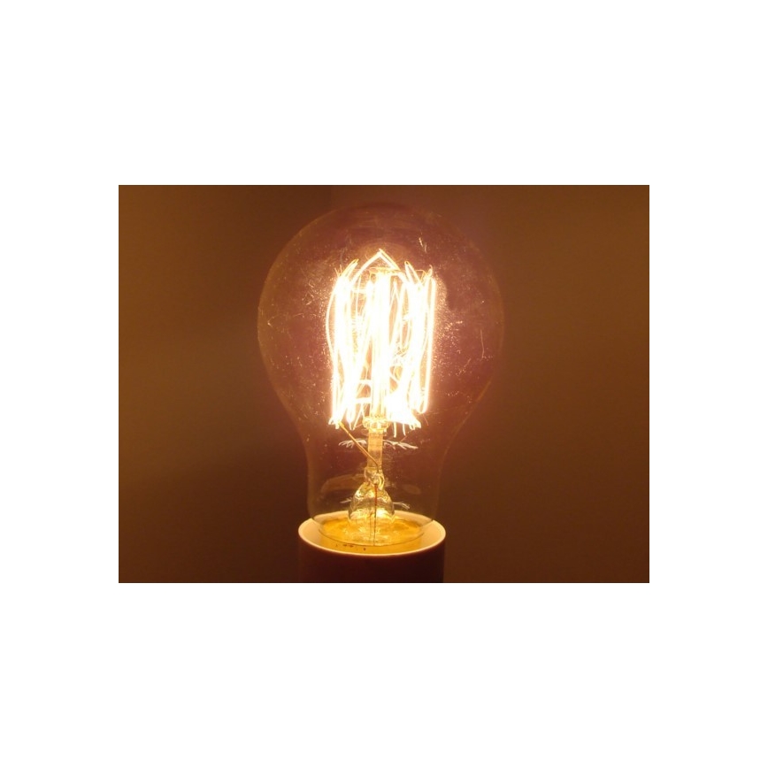 Dekorative, dimmbare Hochleistungs-Glühlampe SCROBB A19 E27/60W/230V 2200K