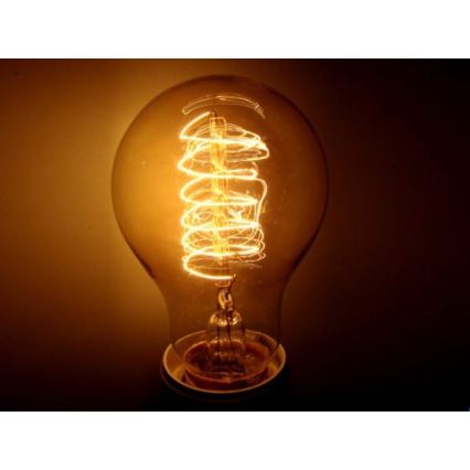 Dekorative, dimmbare Hochleistungs-Glühlampe SELEBY A23 E27/60W/230V 2200K