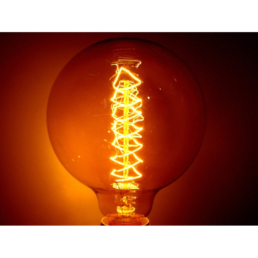 Dekorative, dimmbare Hochleistungs-Glühlampe SELRED G125 E27/60W/230V 2200K