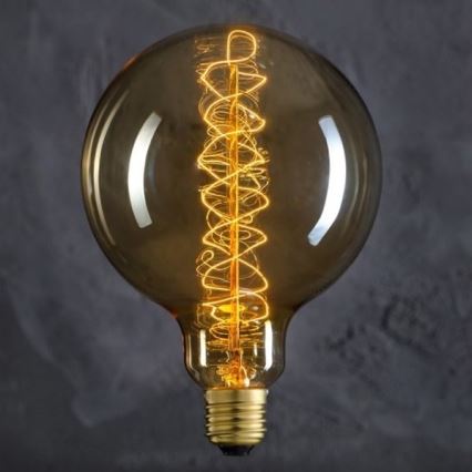 Dekorative, dimmbare Hochleistungs-Glühlampe SELRED G125 E27/60W/230V 2200K