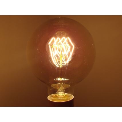 Dekorative, dimmbare Hochleistungsglühlampe SELEBY G95 E27/60W/230V 2200K