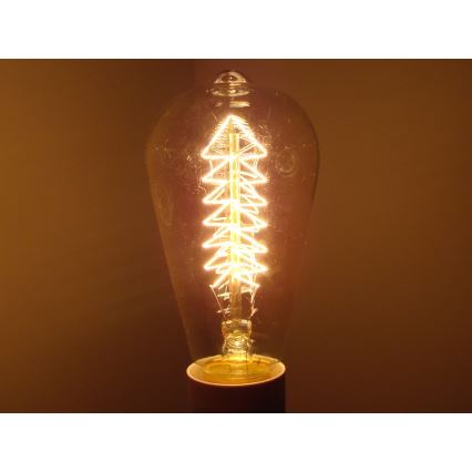 Dekorative, dimmbare Hochleistungsglühlampe SELEBY ST64 E27/40W/230V 2200K