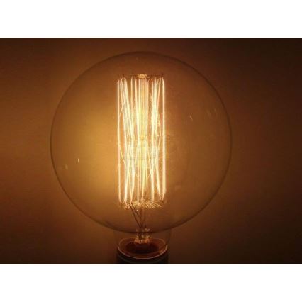 Dekorative, dimmbare Hochleistungsglühlampe SELRED G125 E27/60W/230V 2200K 120 lm