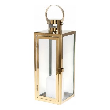 Dekorative Laterne 38 cm, gold