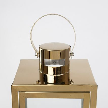 Dekorative Laterne 63 cm, goldfarben