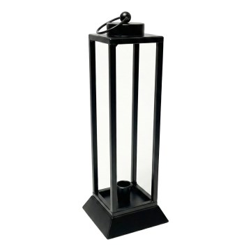 Dekorative Laterne HALL 34 cm schwarz