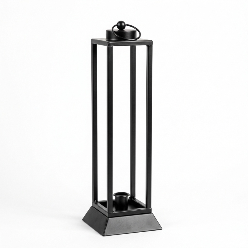 Dekorative Laterne HALL 34 cm schwarz