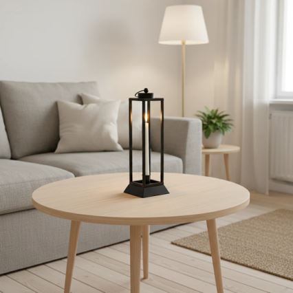 Dekorative Laterne HALL 39,5 cm schwarz
