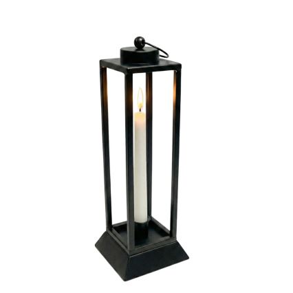 Dekorative Laterne HALL 39,5 cm schwarz