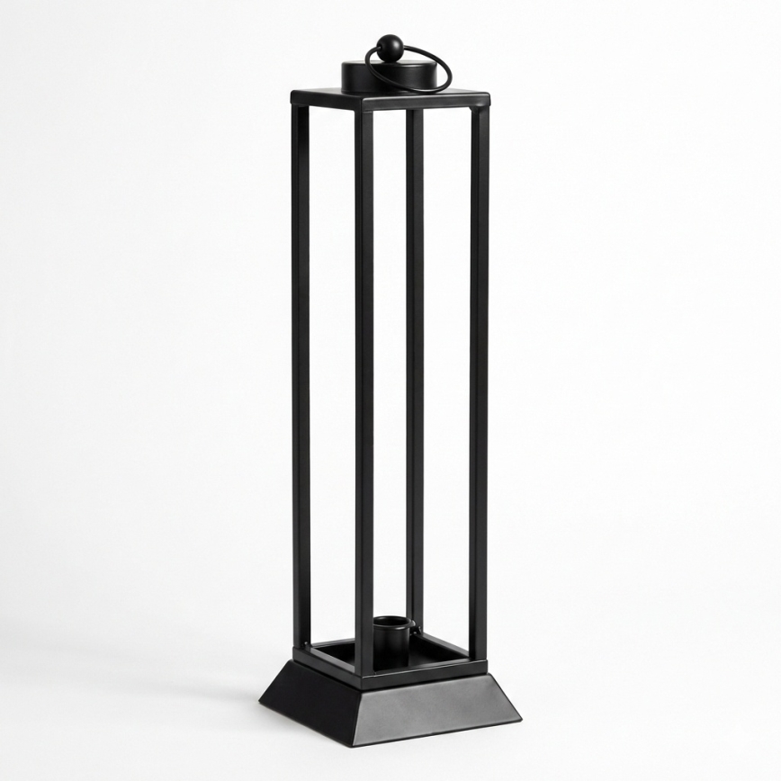 Dekorative Laterne HALL, 45,5 cm, schwarz