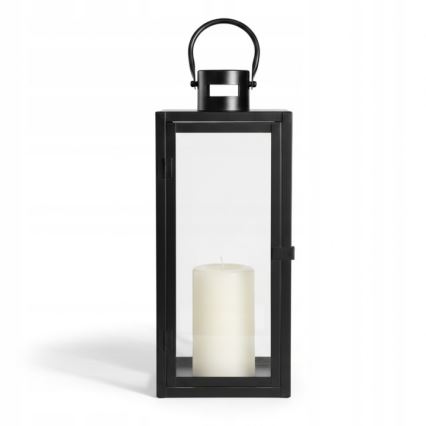 Dekorative Laterne TOWER, 29 cm, schwarz