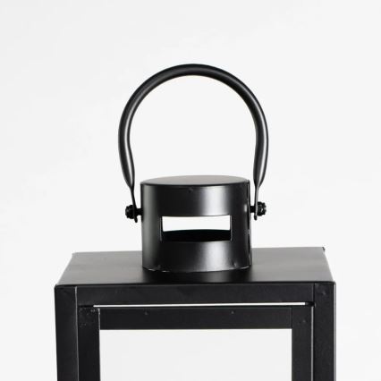 Dekorative Laterne TOWER 38 cm schwarz