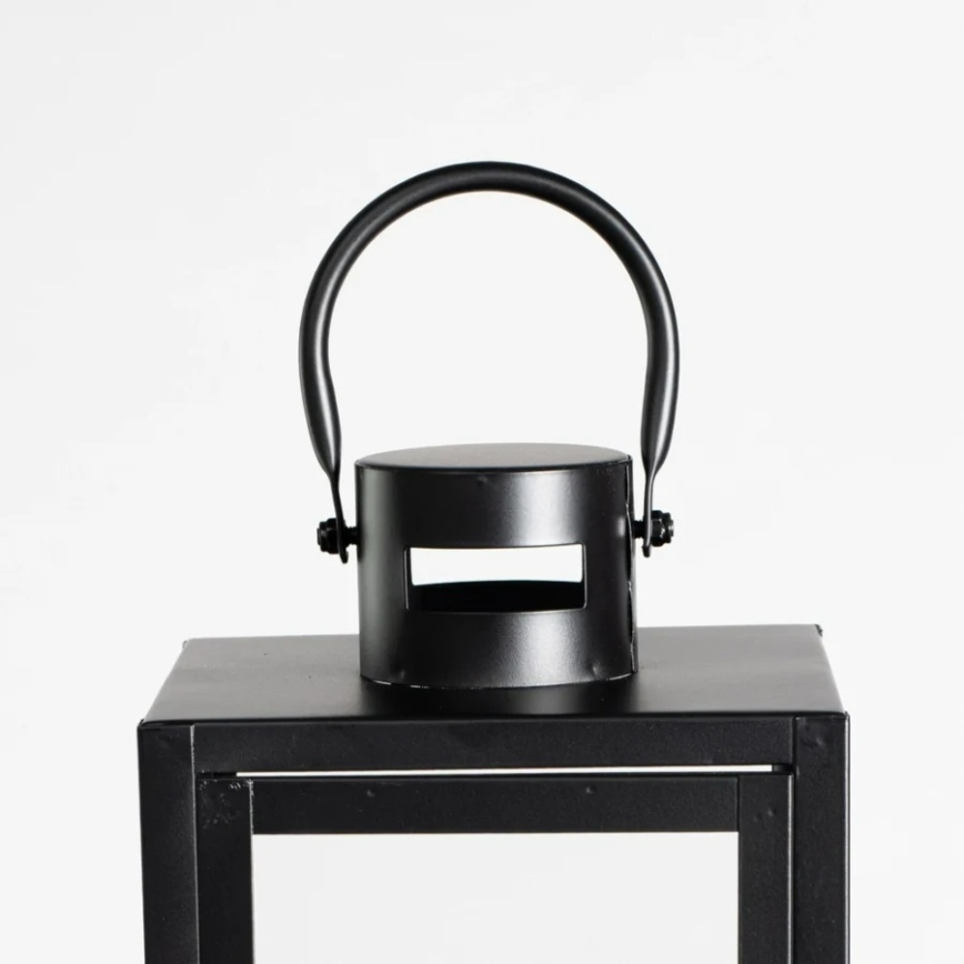 Dekorative Laterne TOWER 38 cm schwarz