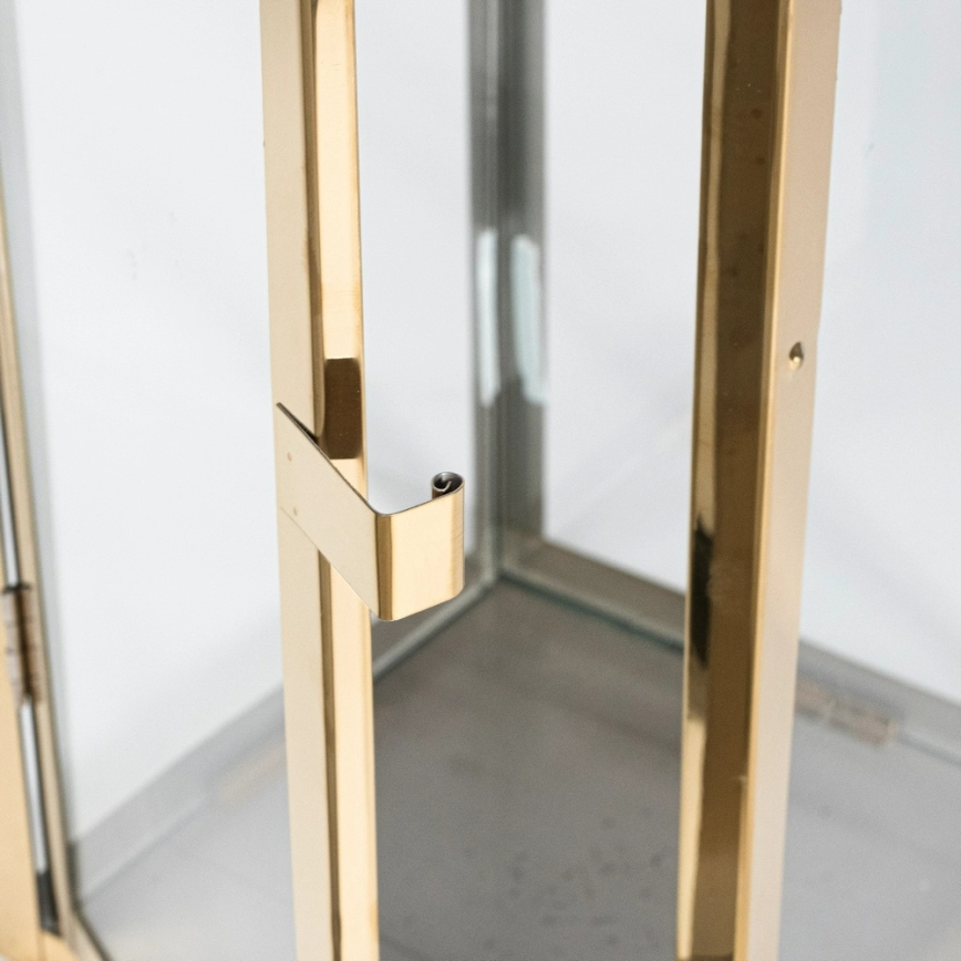 Dekorative Laterne TOWER 49 cm gold