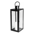 Dekorative Laterne TOWER 49 cm schwarz