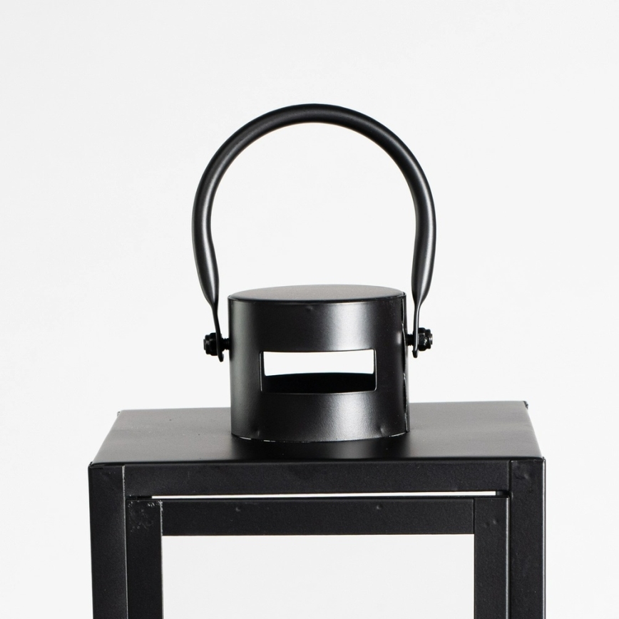 Dekorative Laterne TOWER 49 cm schwarz