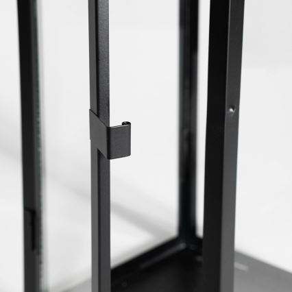 Dekorative Laterne TOWER 49 cm schwarz