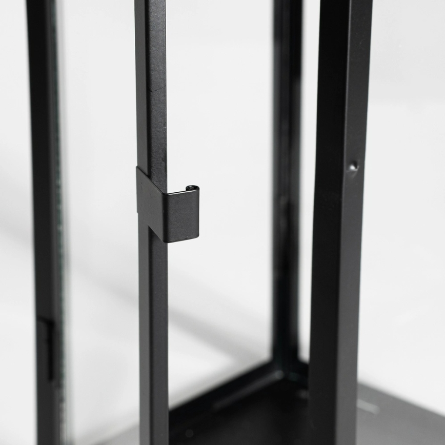 Dekorative Laterne TOWER 49 cm schwarz