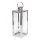 Dekorative Laterne TOWER 63 cm, glänzender Chrom