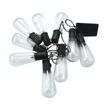 Dekorative LED-Lichterkette EDISON 2,65 m 10xLED/2xAA
