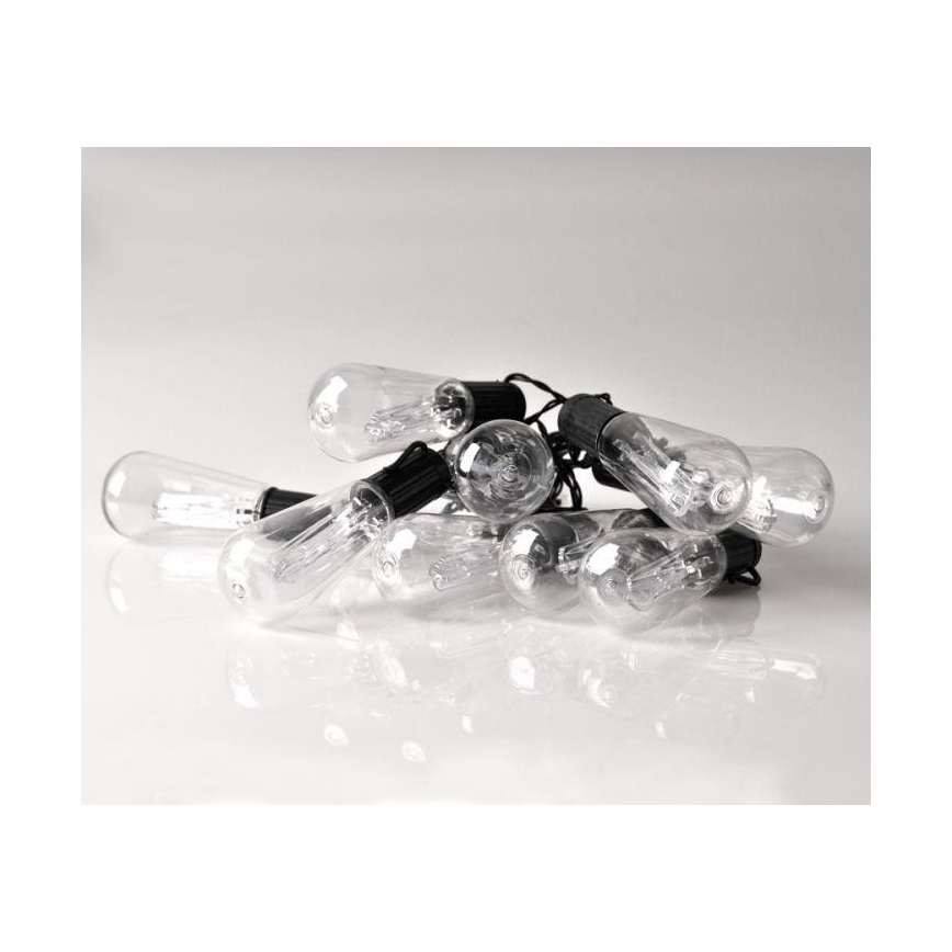 Dekorative LED-Lichterkette EDISON 2,65 m 10xLED/2xAA