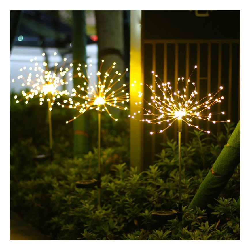 Dekorative LED-Solarleuchte 140xLED/1,2V 3000K 84 cm IP44