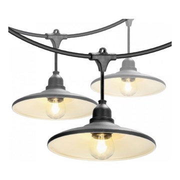 Dekorative Lichterkette für den Außenbereich CRETE 20xE27/230V 25m IP44