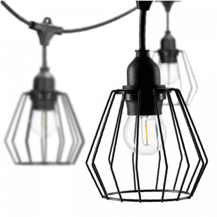 Dekorative Lichterkette für den Außenbereich CRETE 20xE27/230V 25m IP44