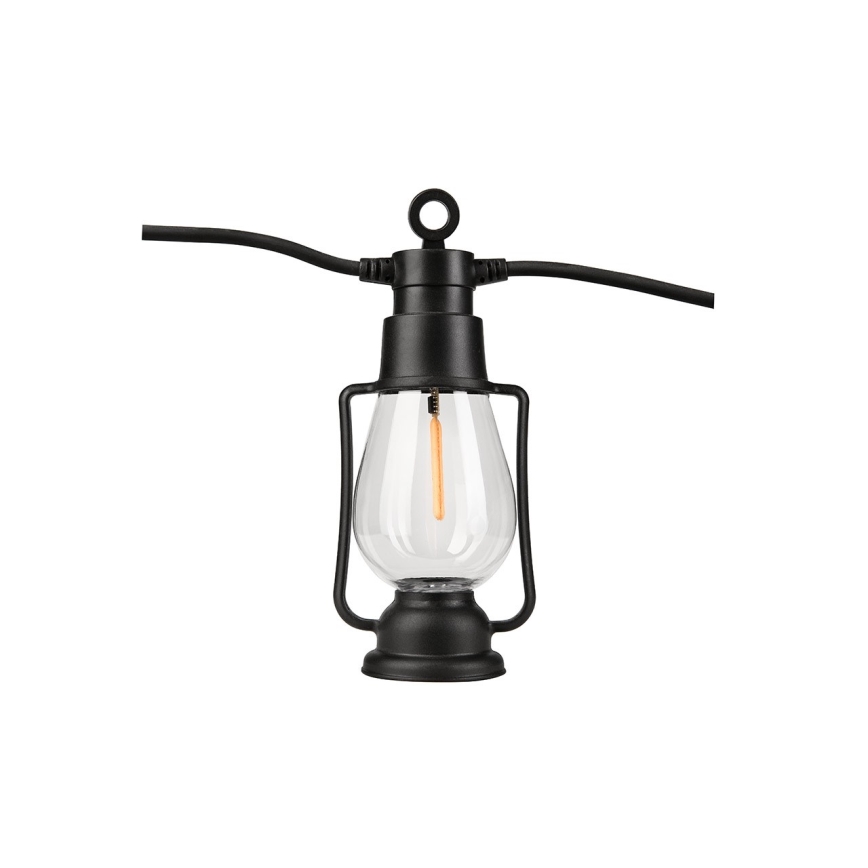 Dekorative Outdoor-Lichterkette GARLAND 10xLED 10m IP44 warmweiβ