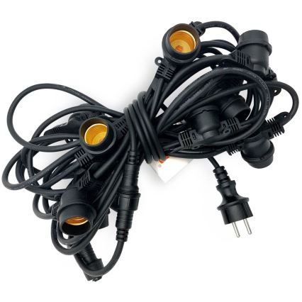Dekorative Outdoor-Lichterkette MIMOSA 10xE27/1,3W/230V IP44 10 m