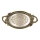 Dekoratives Tablett 46,5x24,4 cm golden