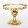 Dekoratives Tablett d 25,5 cm golden