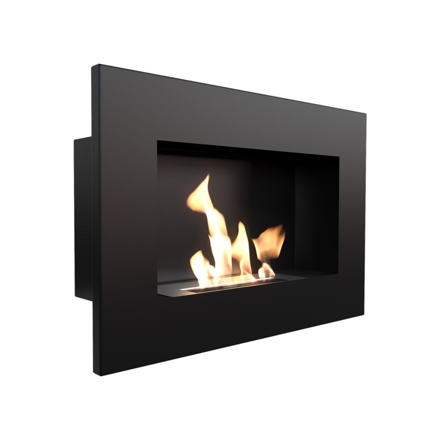 Kratki - Eingebauter BIO-Kamin 40x60 cm 2 kW schwarz