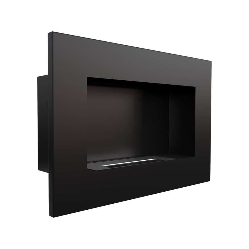 Kratki - Eingebauter BIO-Kamin 40x60 cm 2 kW schwarz